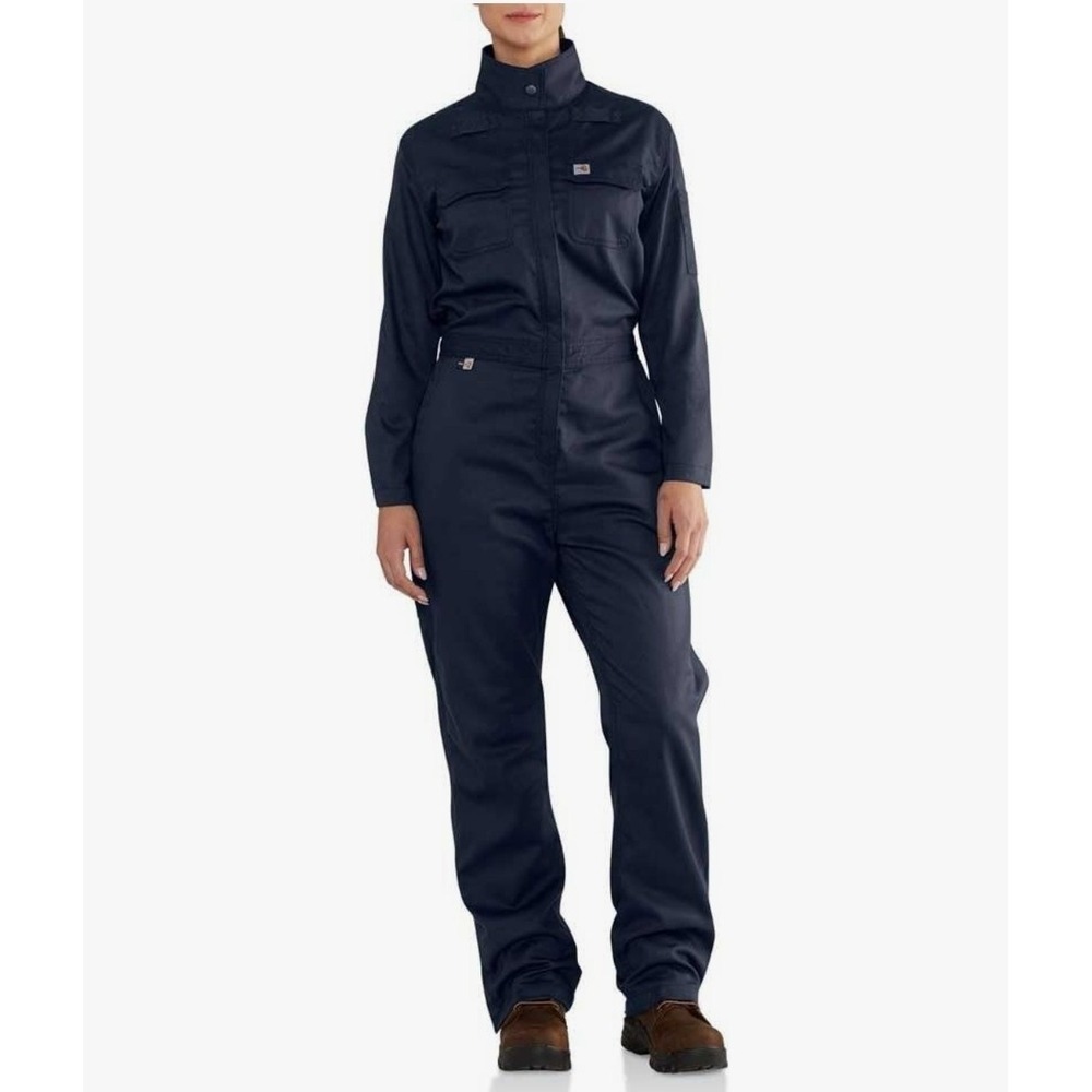 Carhartt Women's Flame Resistant‎ Rugged Flex Relaxed Fit Coverall Large Short